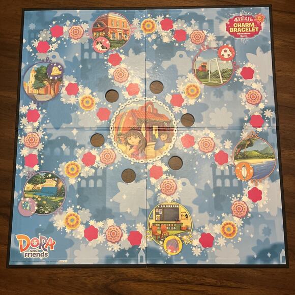 Dora and Friends Magical Charm Bracelet Game Nickelodeon Age 4+, 2-4 Players - Picture 4 of 11